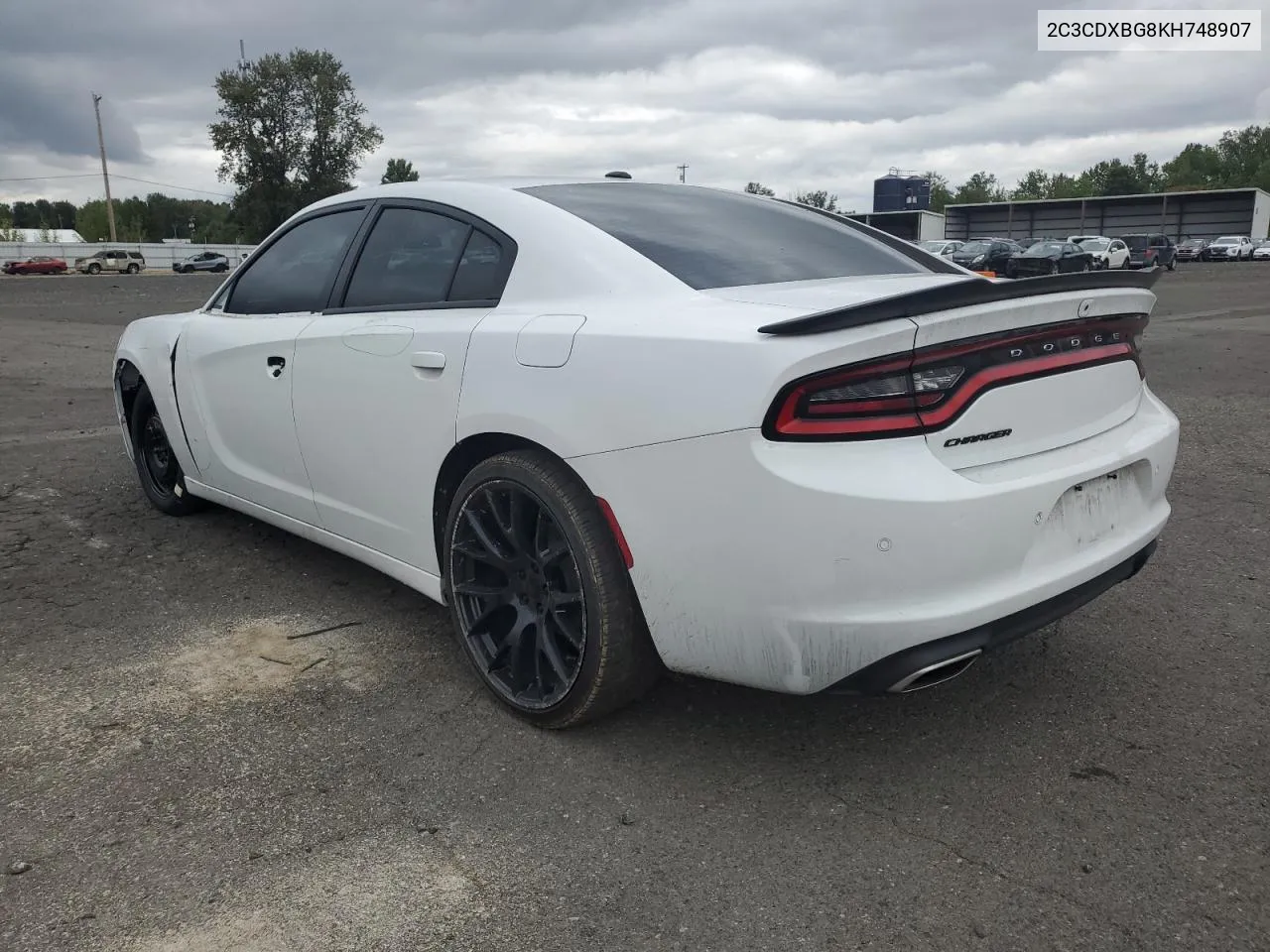 2019 Dodge Charger Sxt VIN: 2C3CDXBG8KH748907 Lot: 72195034