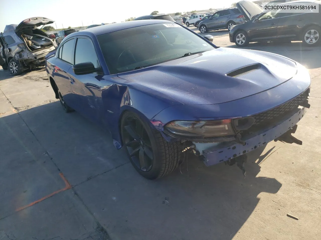 2019 Dodge Charger R/T VIN: 2C3CDXCT9KH581694 Lot: 72261104