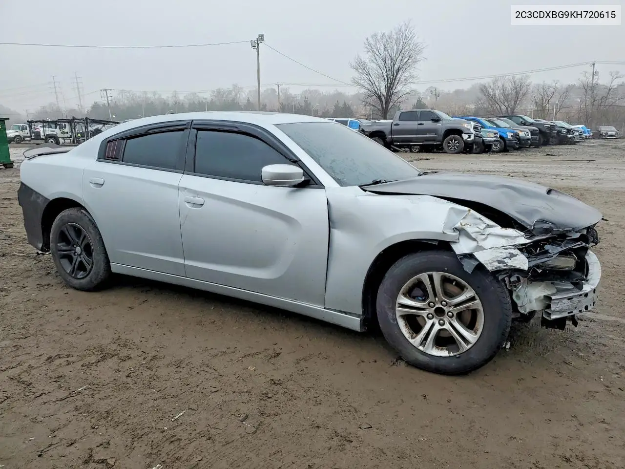 2C3CDXBG9KH720615 2019 Dodge Charger Sxt