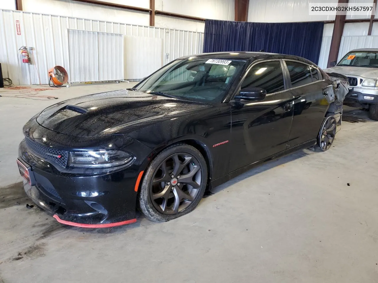 2C3CDXHG2KH567597 2019 Dodge Charger Gt