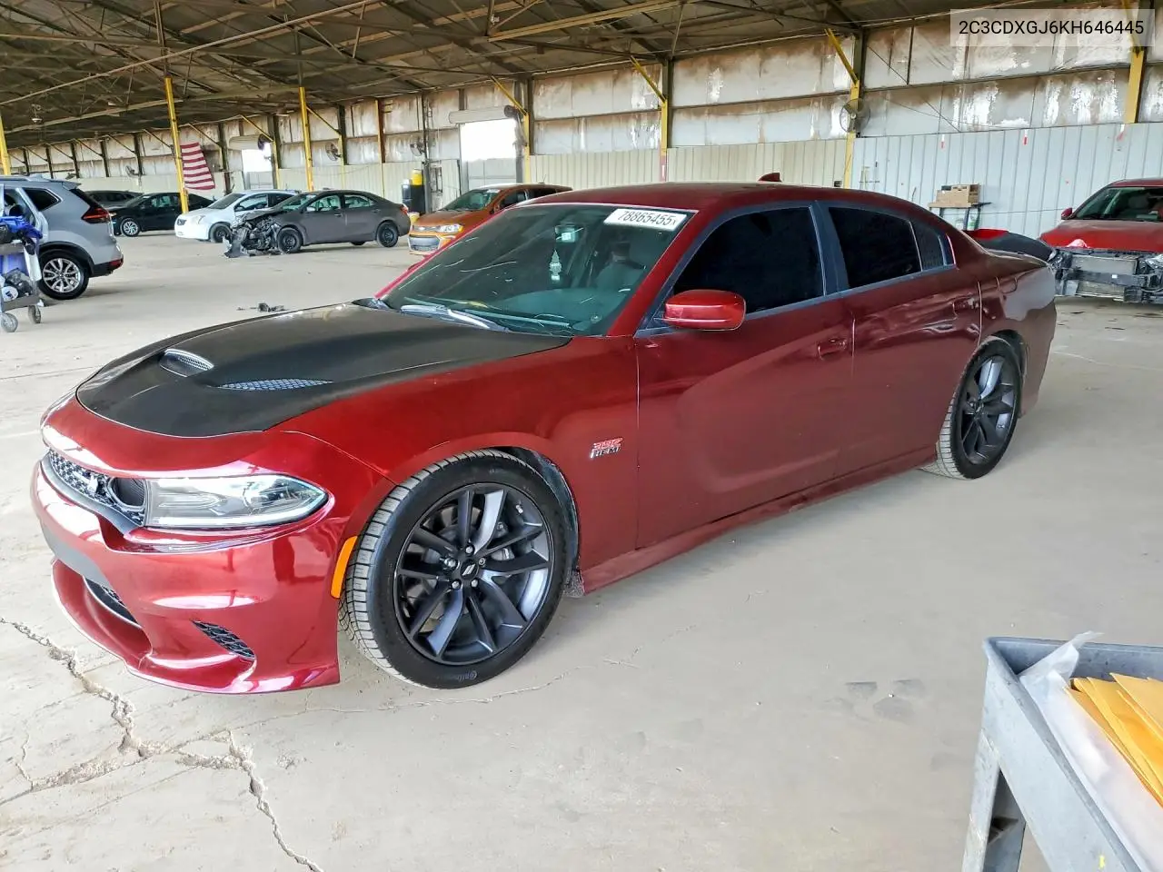 2C3CDXGJ6KH646445 2019 Dodge Charger Scat Pack