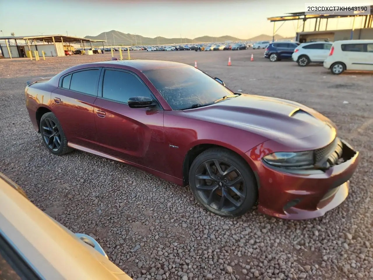 2C3CDXCT7KH643190 2019 Dodge Charger R/T