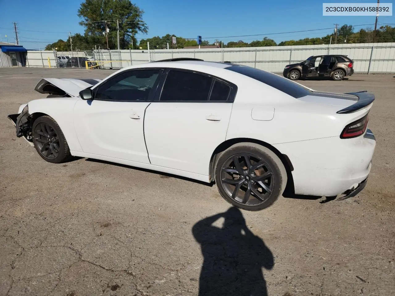 2C3CDXBG0KH588392 2019 Dodge Charger Sxt