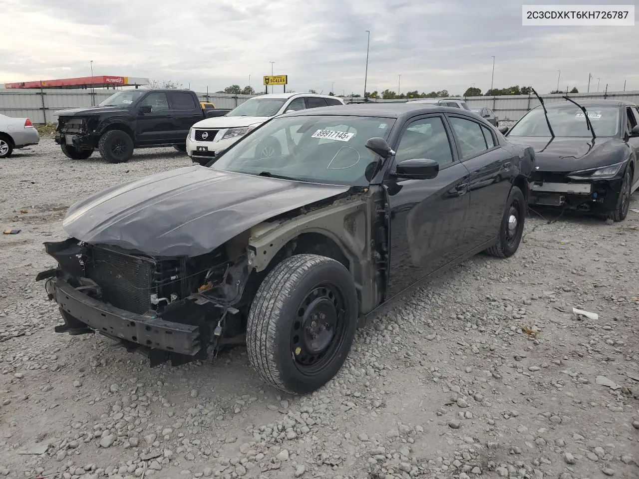 2C3CDXKT6KH726787 2019 Dodge Charger Police