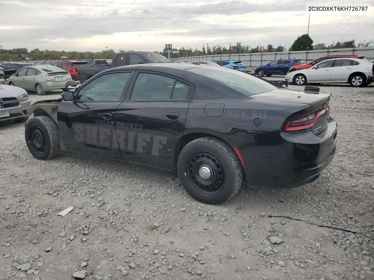 2C3CDXKT6KH726787 2019 Dodge Charger Police