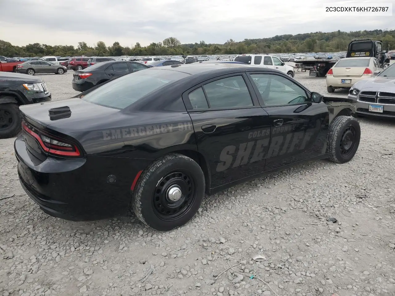 2C3CDXKT6KH726787 2019 Dodge Charger Police
