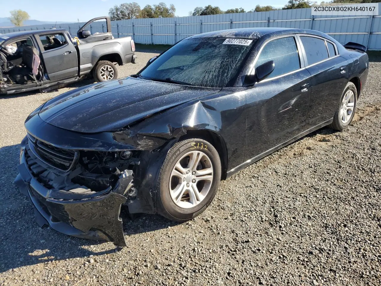 2C3CDXBG2KH640167 2019 Dodge Charger Sxt