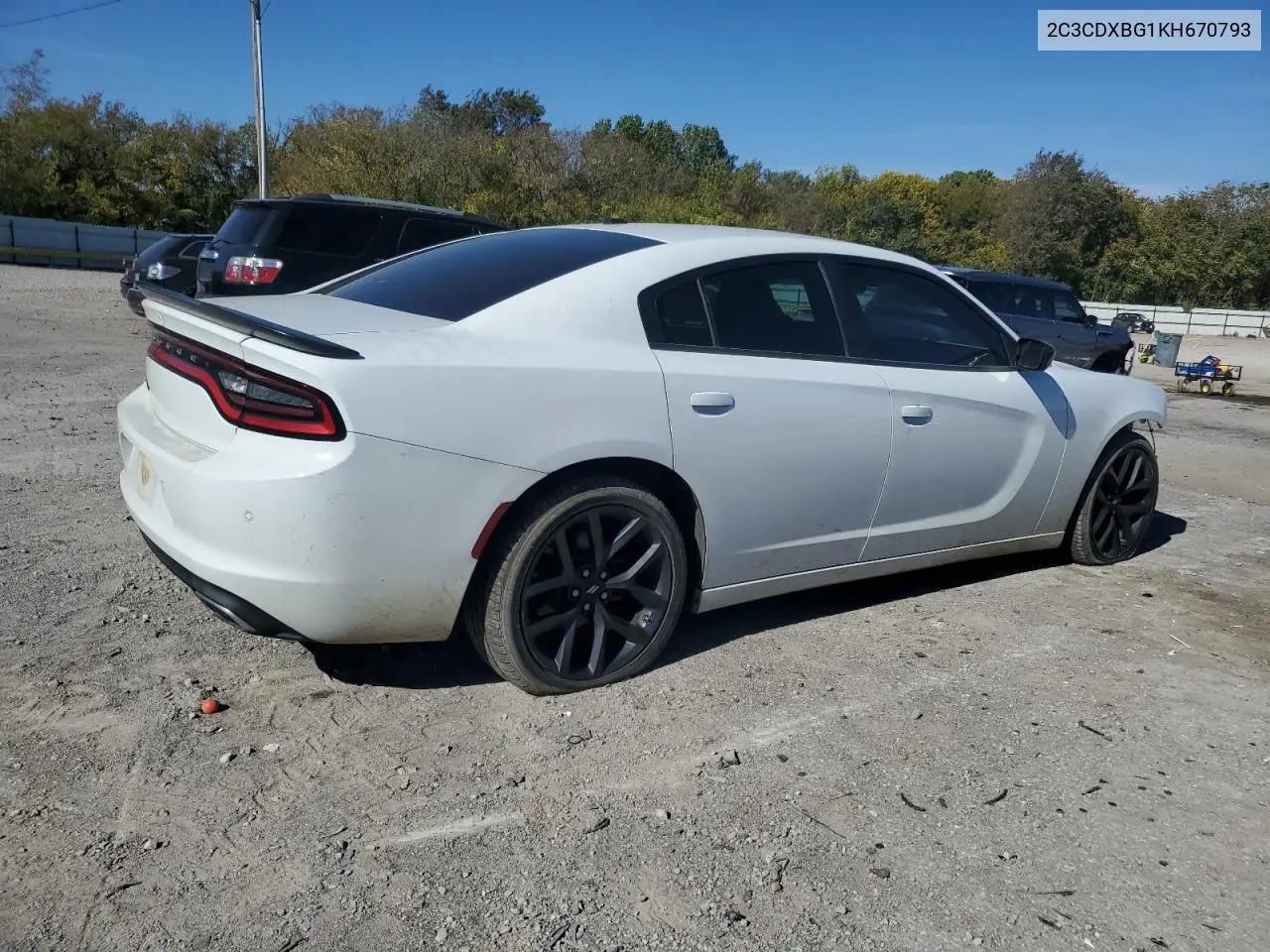2C3CDXBG1KH670793 2019 Dodge Charger Sxt