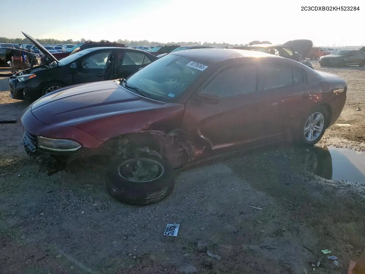 2C3CDXBG2KH523284 2019 Dodge Charger Sxt