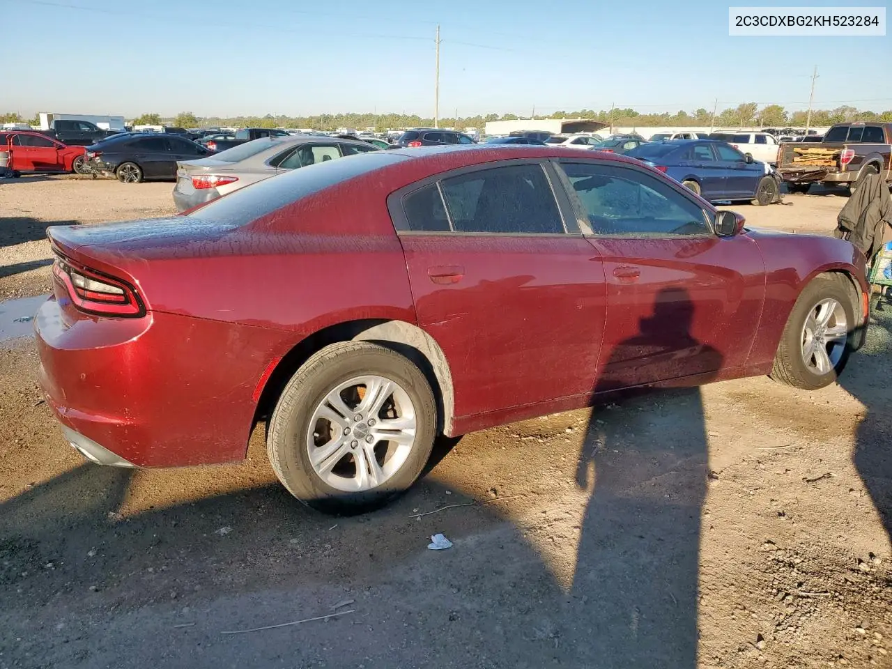 2C3CDXBG2KH523284 2019 Dodge Charger Sxt
