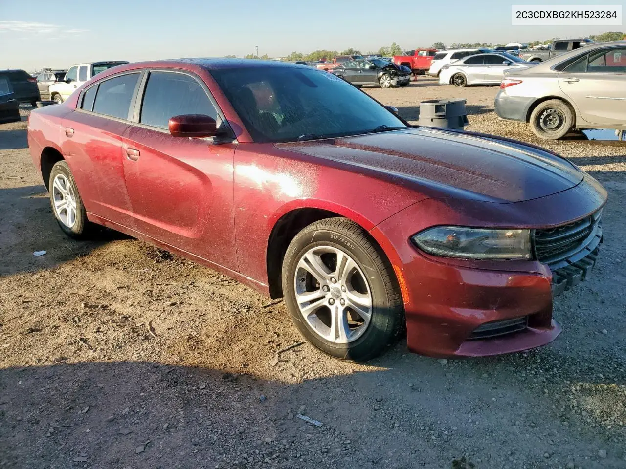 2C3CDXBG2KH523284 2019 Dodge Charger Sxt