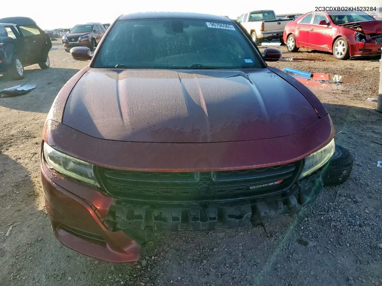 2C3CDXBG2KH523284 2019 Dodge Charger Sxt