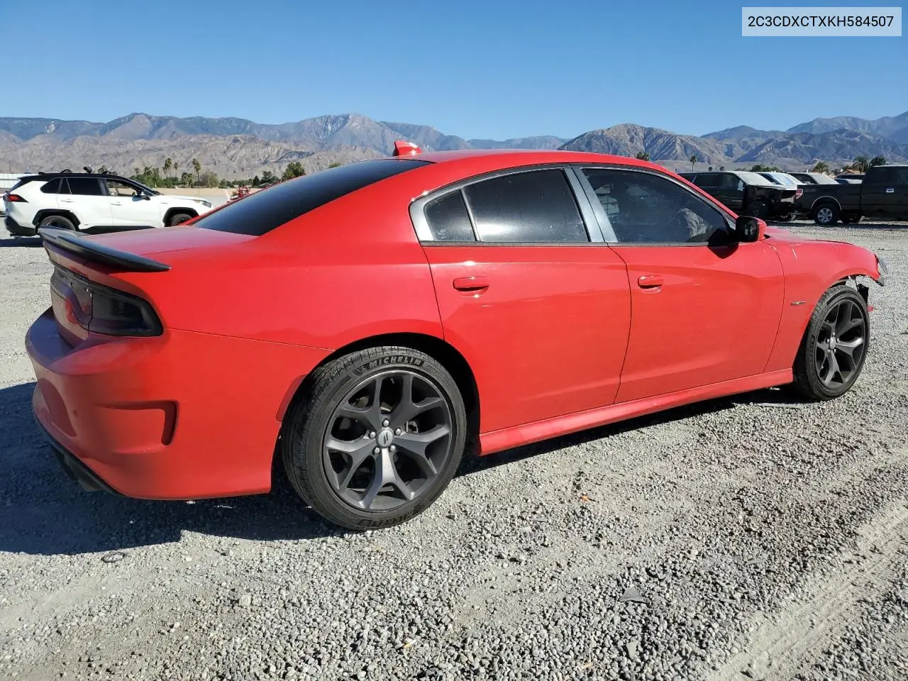 2C3CDXCTXKH584507 2019 Dodge Charger R/T