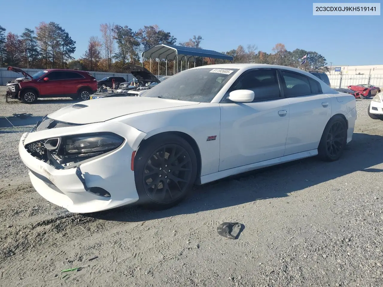 2C3CDXGJ9KH519141 2019 Dodge Charger Scat Pack