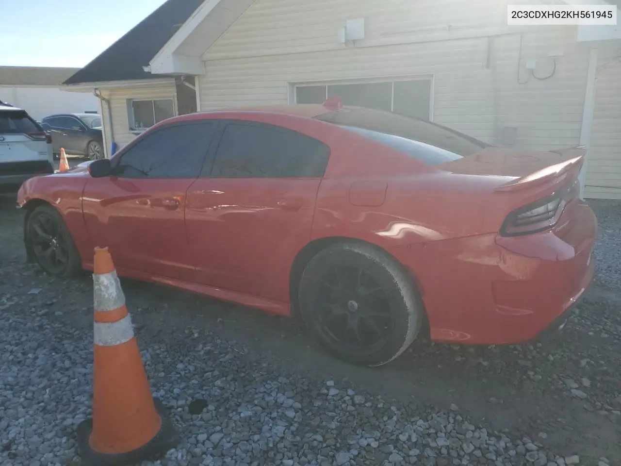 2C3CDXHG2KH561945 2019 Dodge Charger Gt