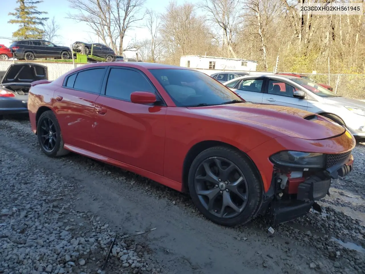 2C3CDXHG2KH561945 2019 Dodge Charger Gt