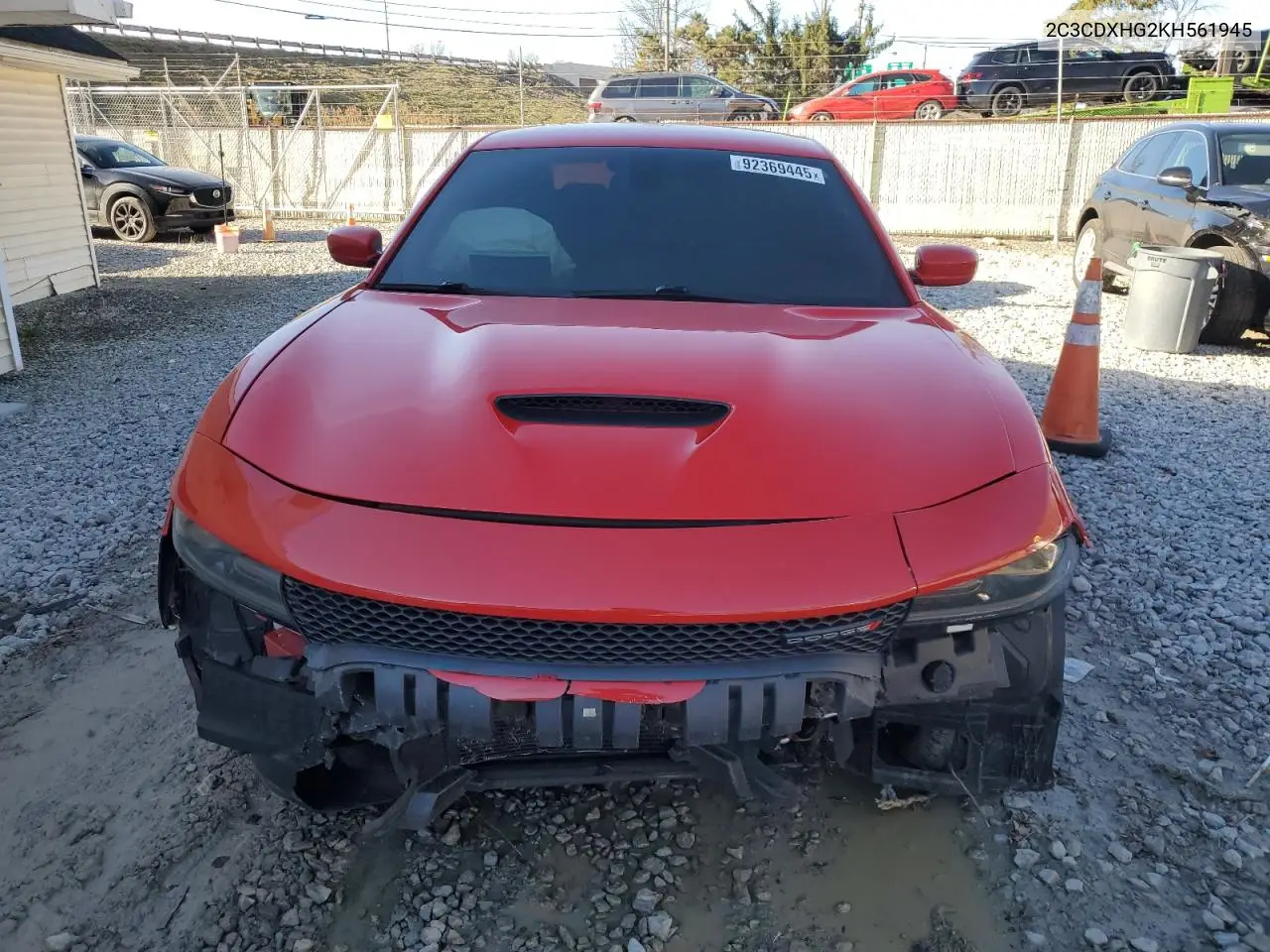 2C3CDXHG2KH561945 2019 Dodge Charger Gt