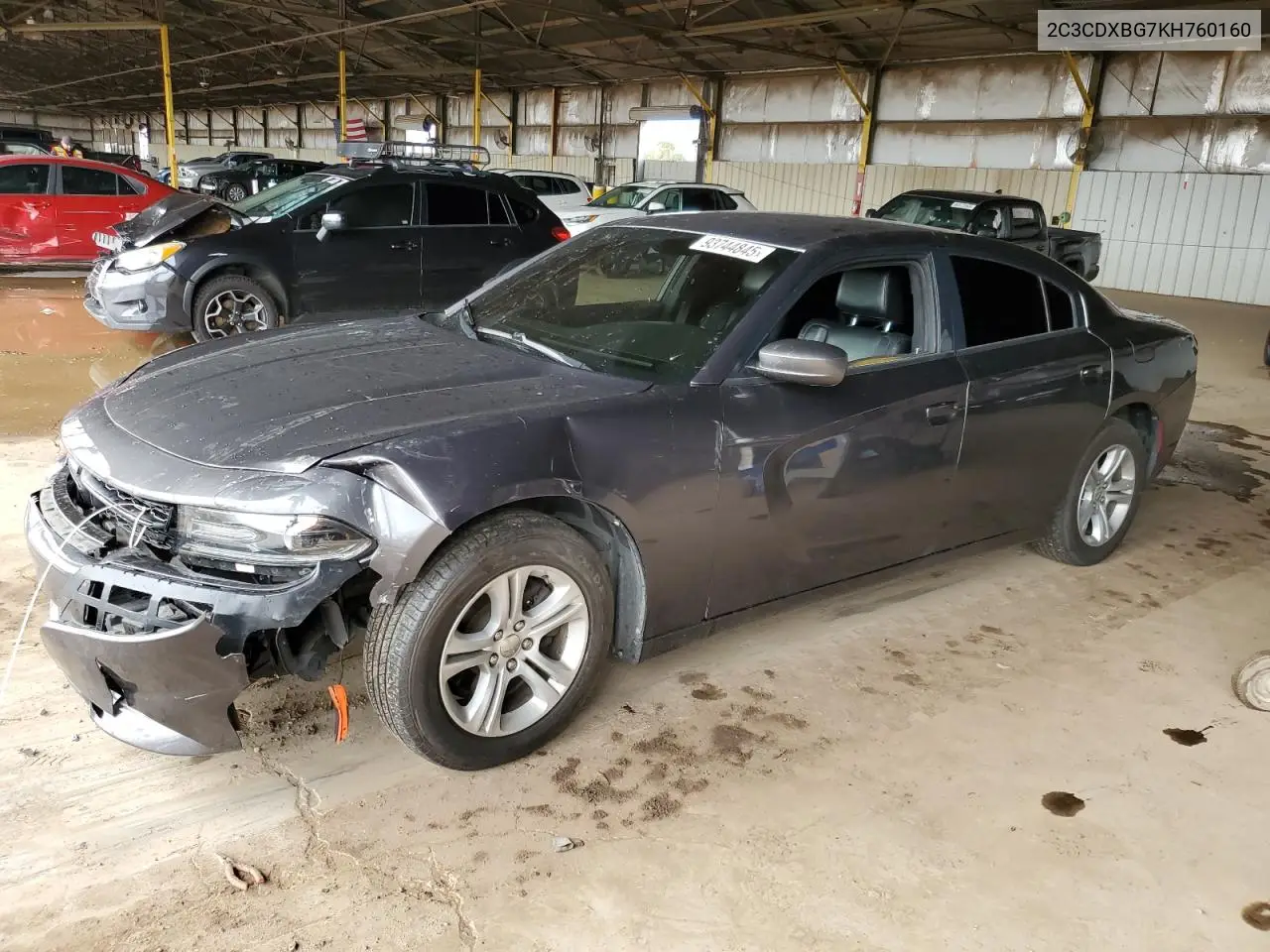 2C3CDXBG7KH760160 2019 Dodge Charger Sxt