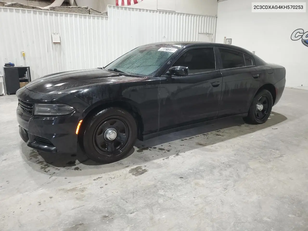 2C3CDXAG4KH570253 2019 Dodge Charger Police