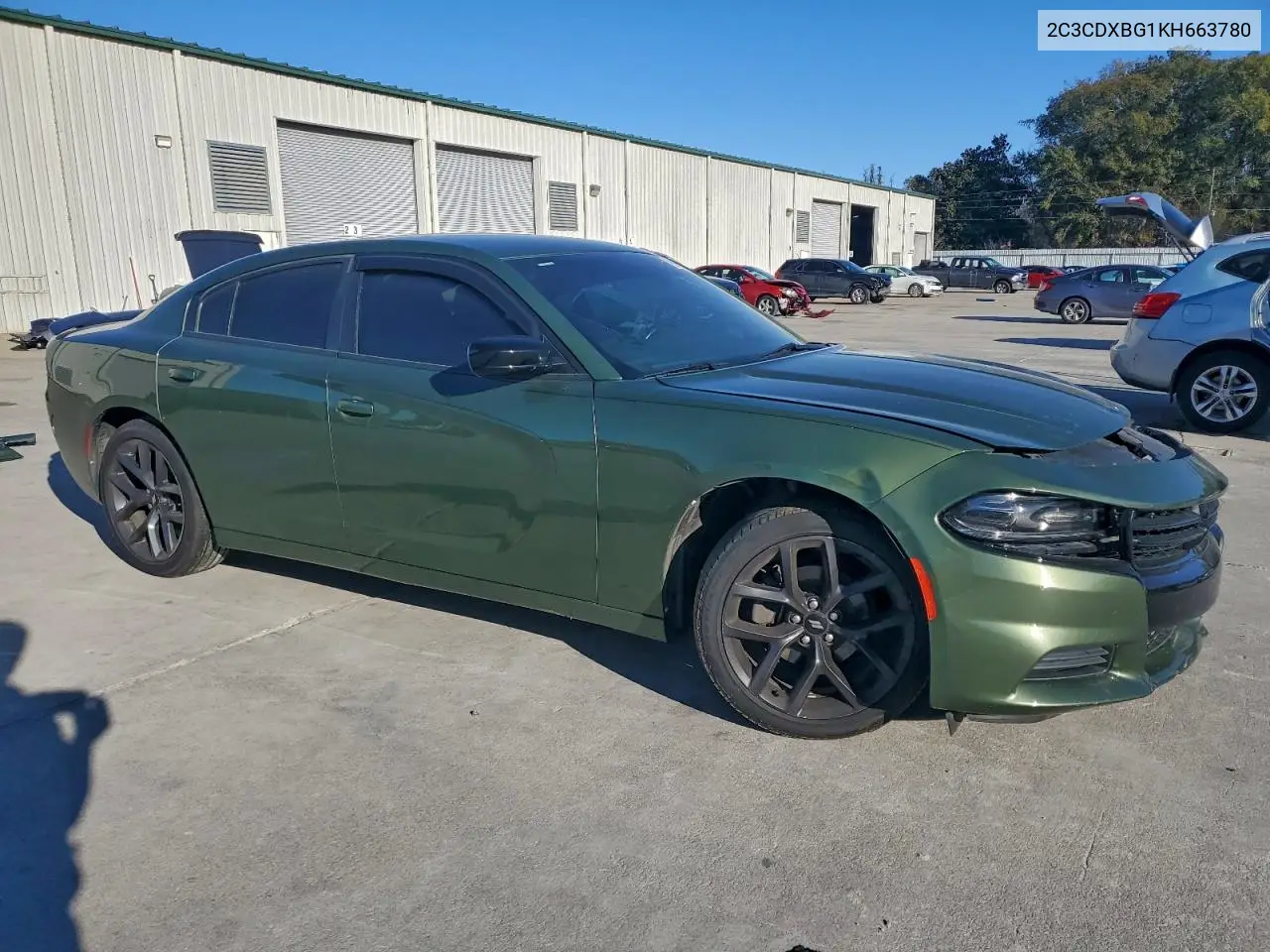 2C3CDXBG1KH663780 2019 Dodge Charger Sxt