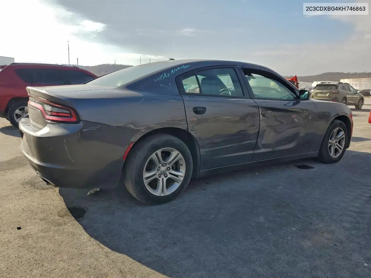 2C3CDXBG4KH746863 2019 Dodge Charger Sxt
