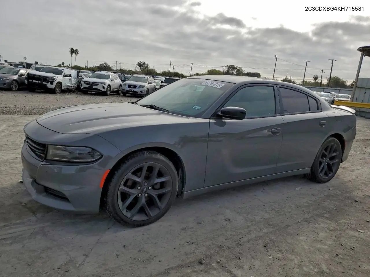 2C3CDXBG4KH715581 2019 Dodge Charger Sxt