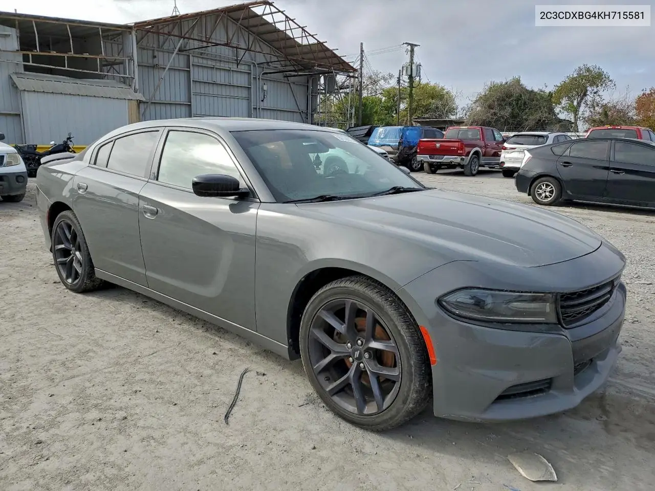 2C3CDXBG4KH715581 2019 Dodge Charger Sxt