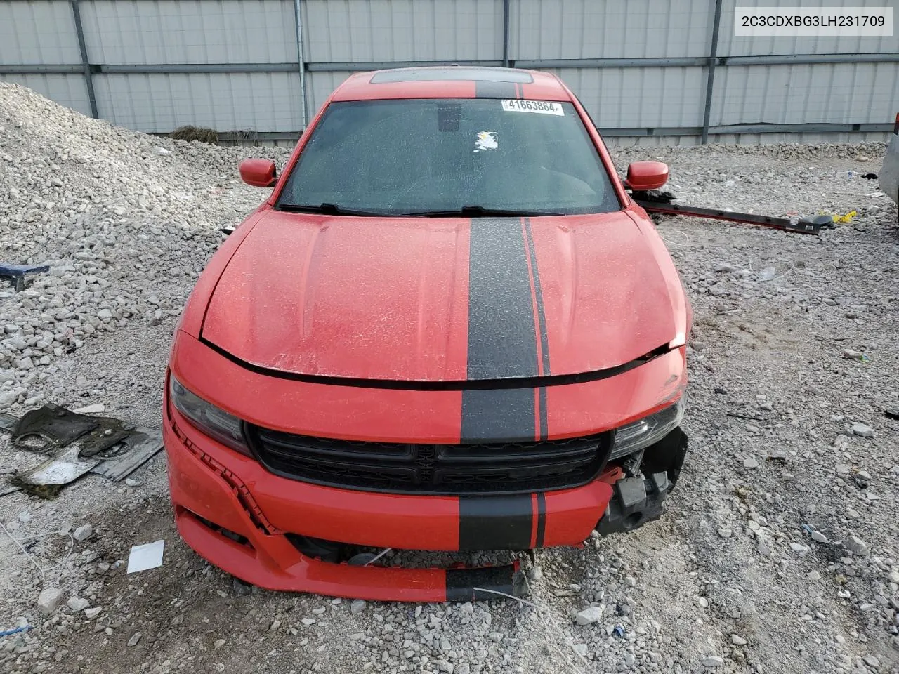 2020 Dodge Charger Sxt VIN: 2C3CDXBG3LH231709 Lot: 41663864