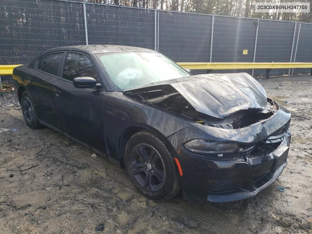 2020 Dodge Charger Sxt VIN: 2C3CDXBG9LH247705 Lot: 46023804