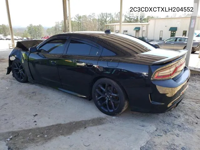 2020 Dodge Charger R/T VIN: 2C3CDXCTXLH204552 Lot: 51532064