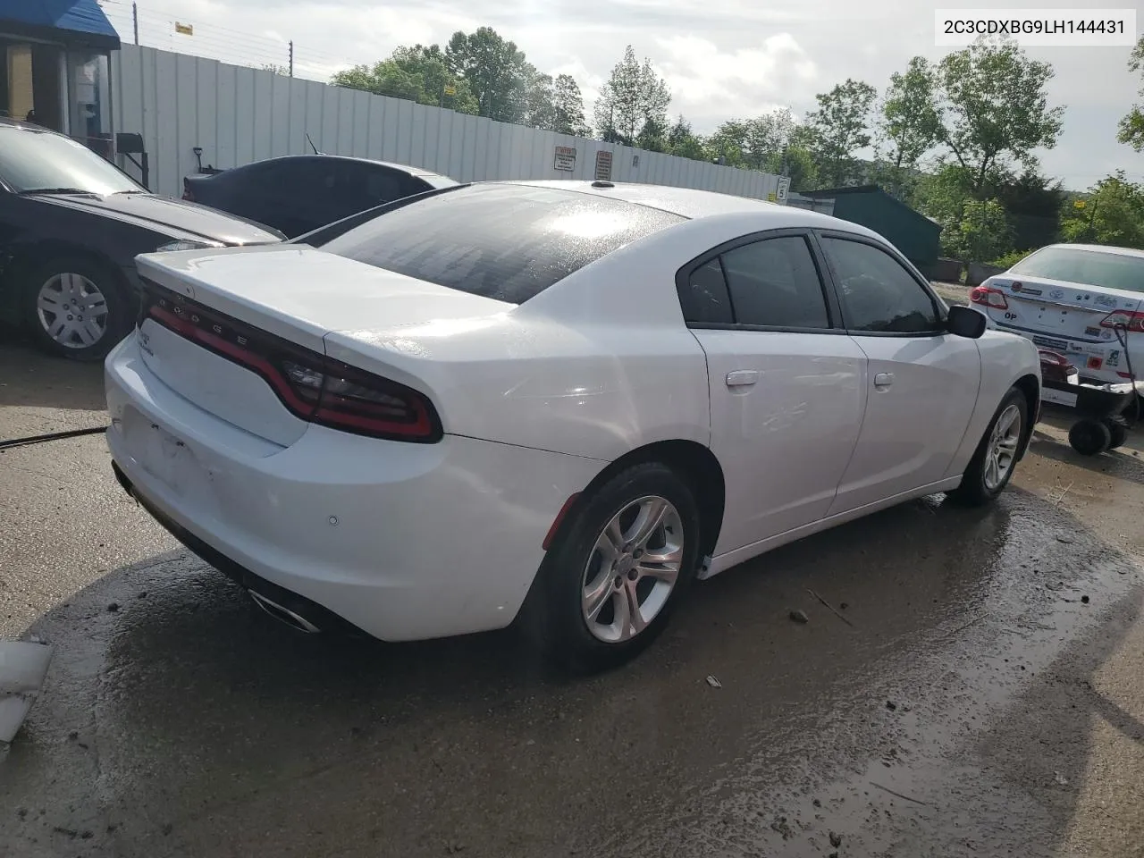 2020 Dodge Charger Sxt VIN: 2C3CDXBG9LH144431 Lot: 53888434