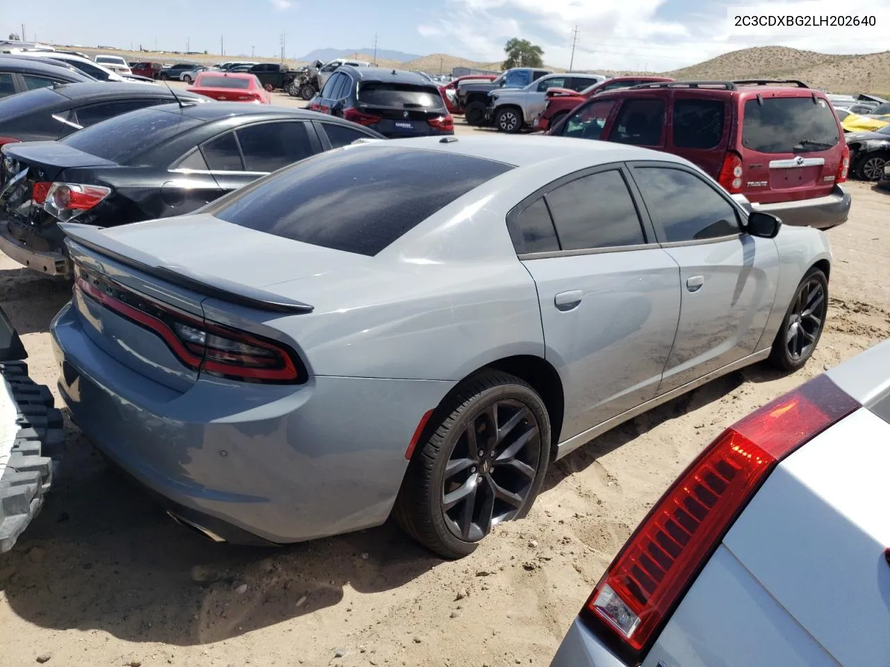 2020 Dodge Charger Sxt VIN: 2C3CDXBG2LH202640 Lot: 53998584