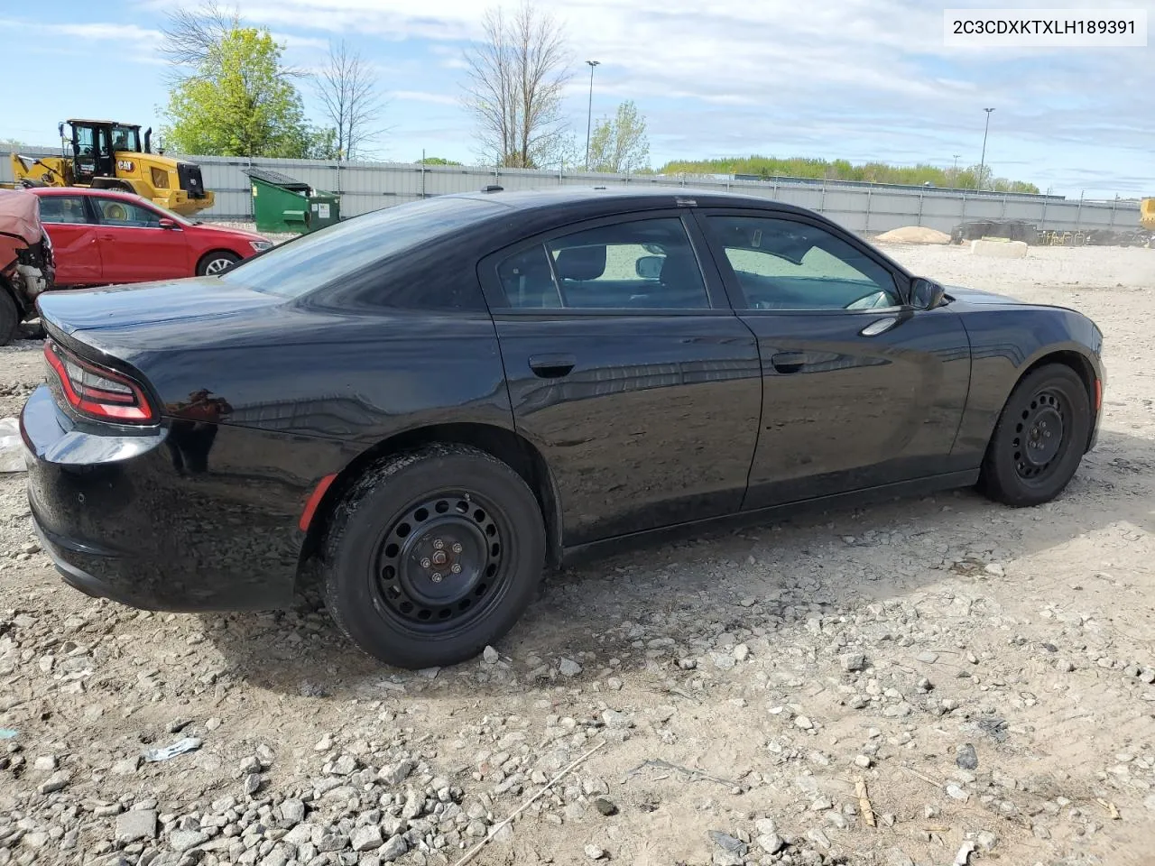 2020 Dodge Charger Police VIN: 2C3CDXKTXLH189391 Lot: 54055404