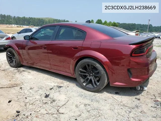 2020 Dodge Charger Scat Pack VIN: 2C3CDXGJ2LH238669 Lot: 54509294