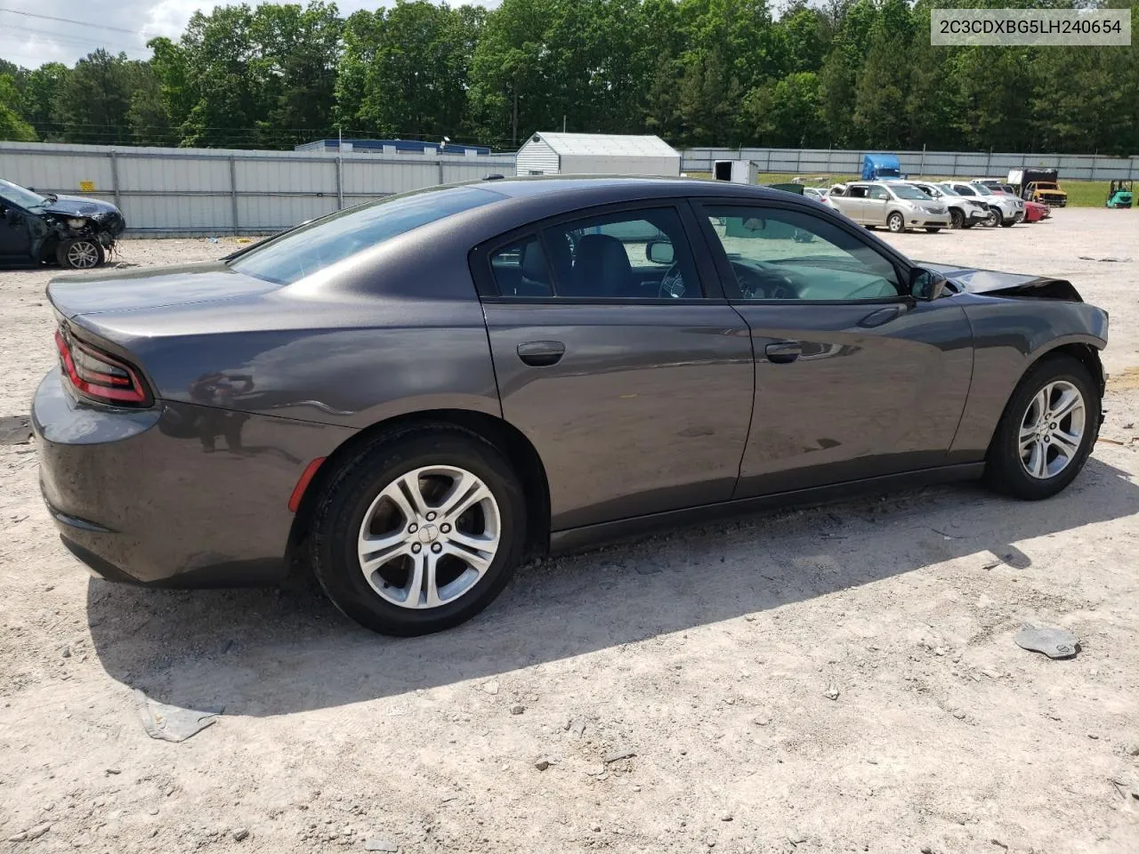 2020 Dodge Charger Sxt VIN: 2C3CDXBG5LH240654 Lot: 54599604