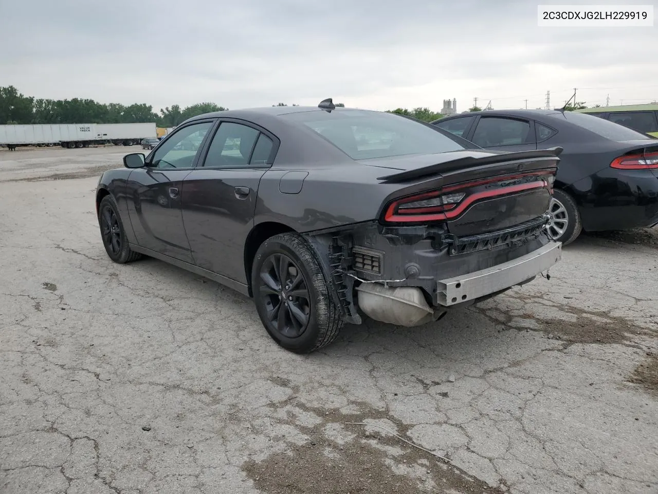 2020 Dodge Charger Sxt VIN: 2C3CDXJG2LH229919 Lot: 54702844