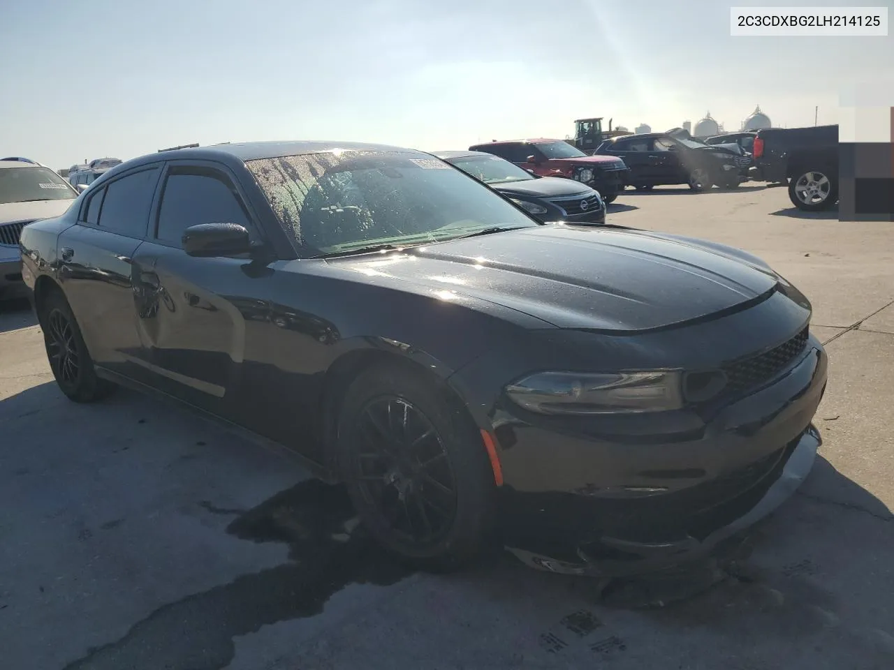 2020 Dodge Charger Sxt VIN: 2C3CDXBG2LH214125 Lot: 54756654