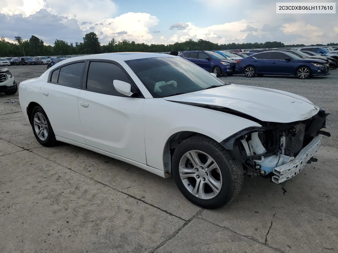 2020 Dodge Charger Sxt VIN: 2C3CDXBG6LH117610 Lot: 55005874