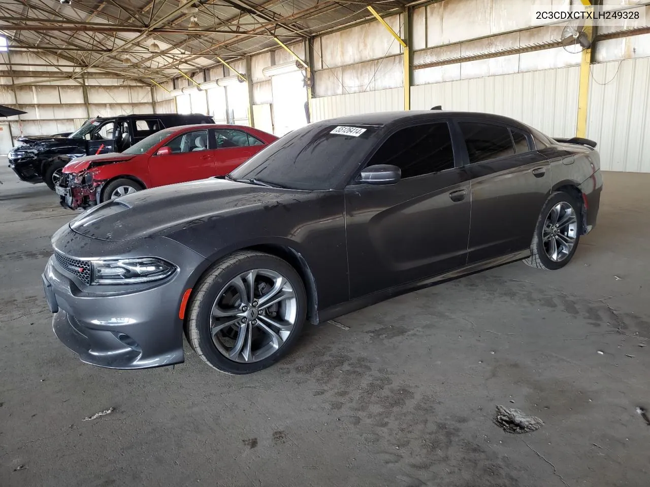 2020 Dodge Charger R/T VIN: 2C3CDXCTXLH249328 Lot: 55126414