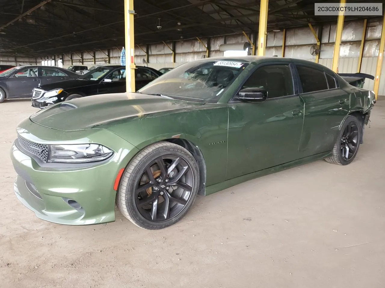 2020 Dodge Charger R/T VIN: 2C3CDXCT9LH204686 Lot: 55130954