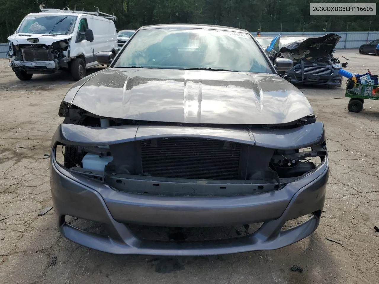 2020 Dodge Charger Sxt VIN: 2C3CDXBG8LH116605 Lot: 55133874