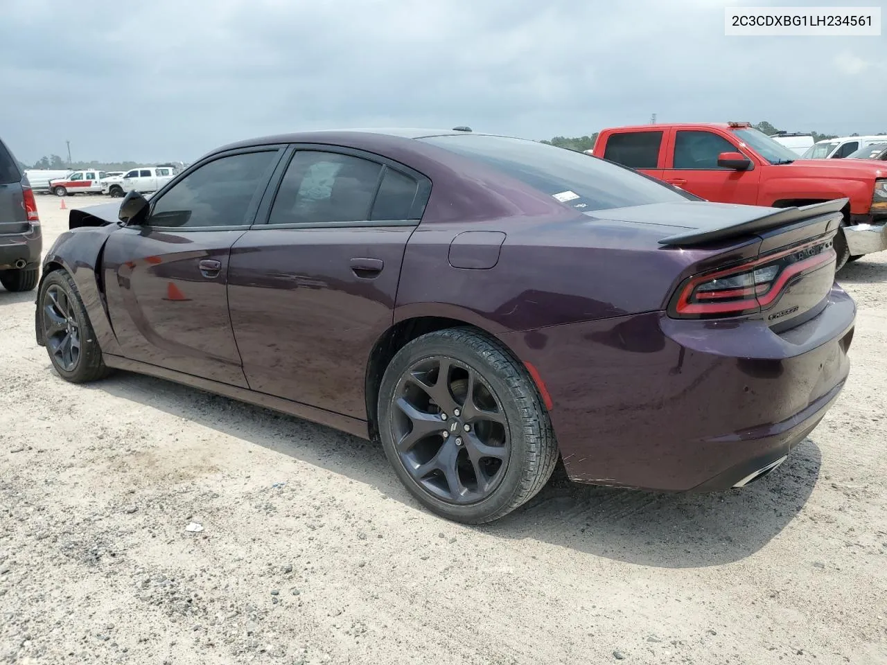 2020 Dodge Charger Sxt VIN: 2C3CDXBG1LH234561 Lot: 55820724