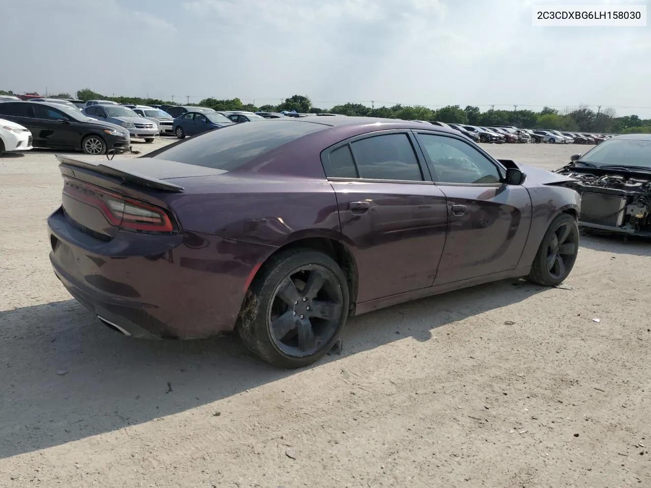 2020 Dodge Charger Sxt VIN: 2C3CDXBG6LH158030 Lot: 55916914