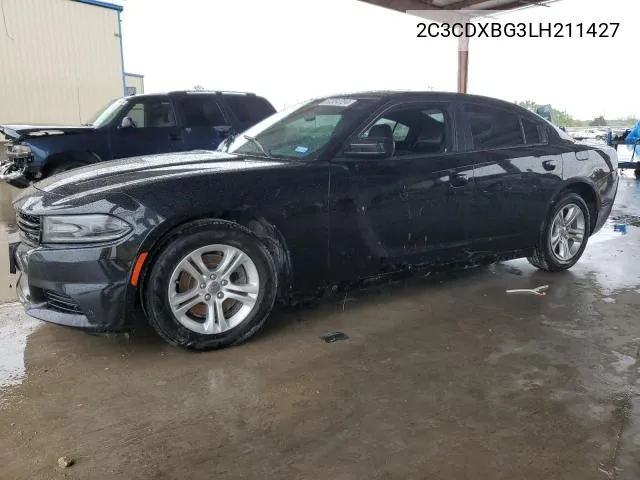 2C3CDXBG3LH211427 2020 Dodge Charger Sxt