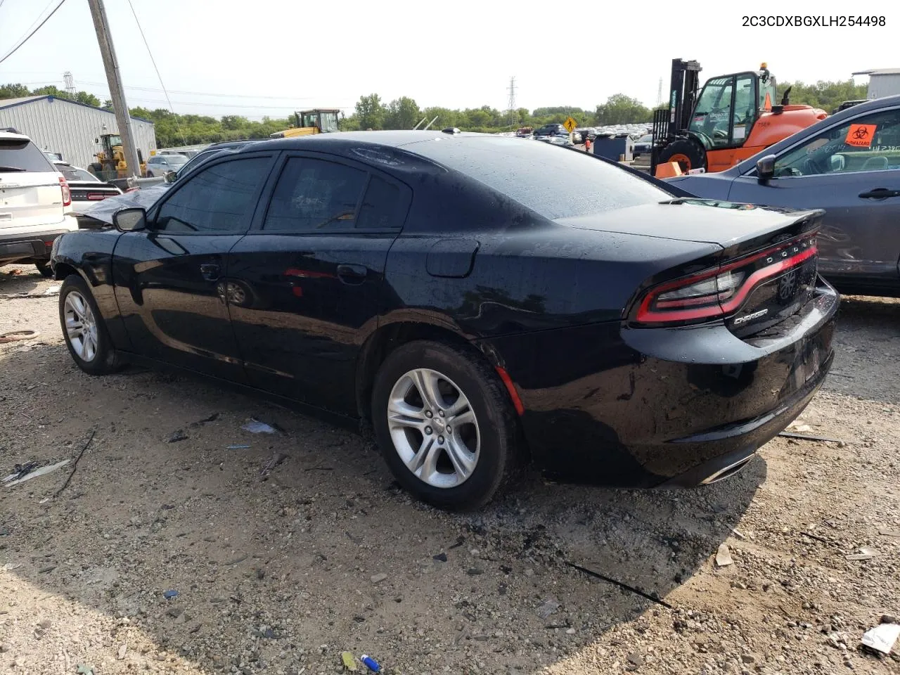 2020 Dodge Charger Sxt VIN: 2C3CDXBGXLH254498 Lot: 63587144