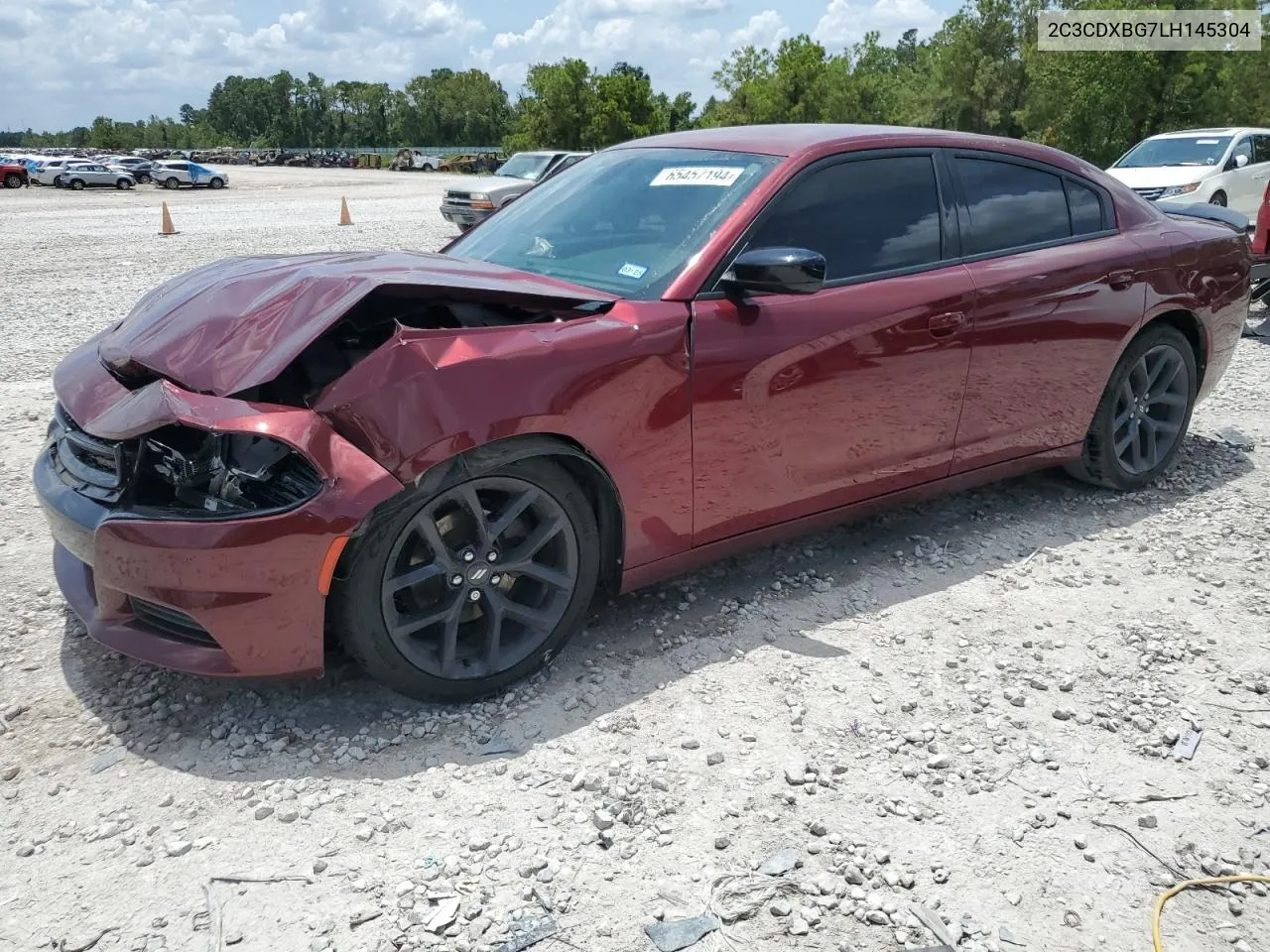 2020 Dodge Charger Sxt VIN: 2C3CDXBG7LH145304 Lot: 65457194