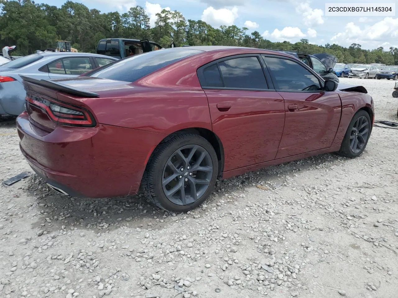 2020 Dodge Charger Sxt VIN: 2C3CDXBG7LH145304 Lot: 65457194