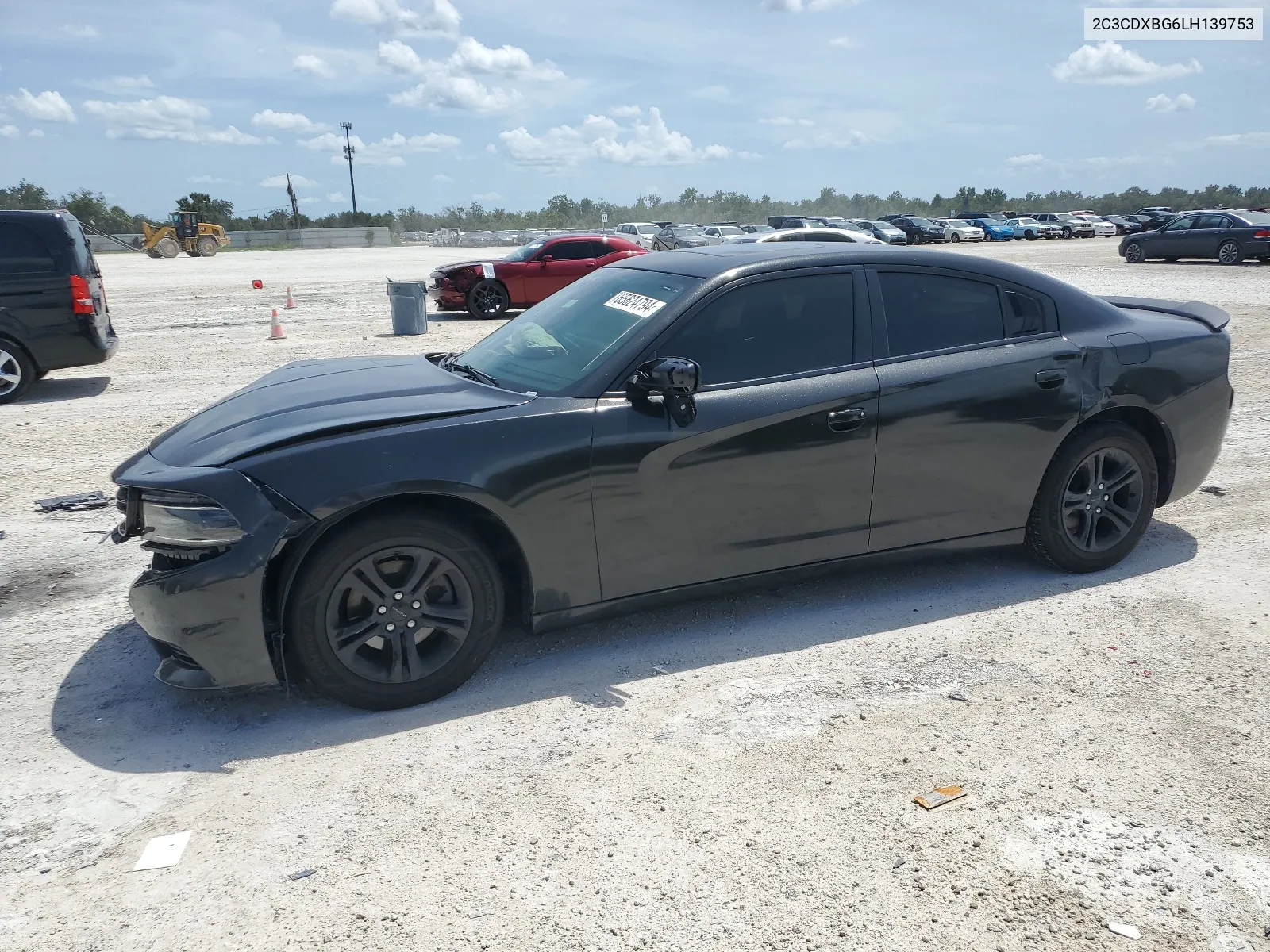 2020 Dodge Charger Sxt VIN: 2C3CDXBG6LH139753 Lot: 65624794