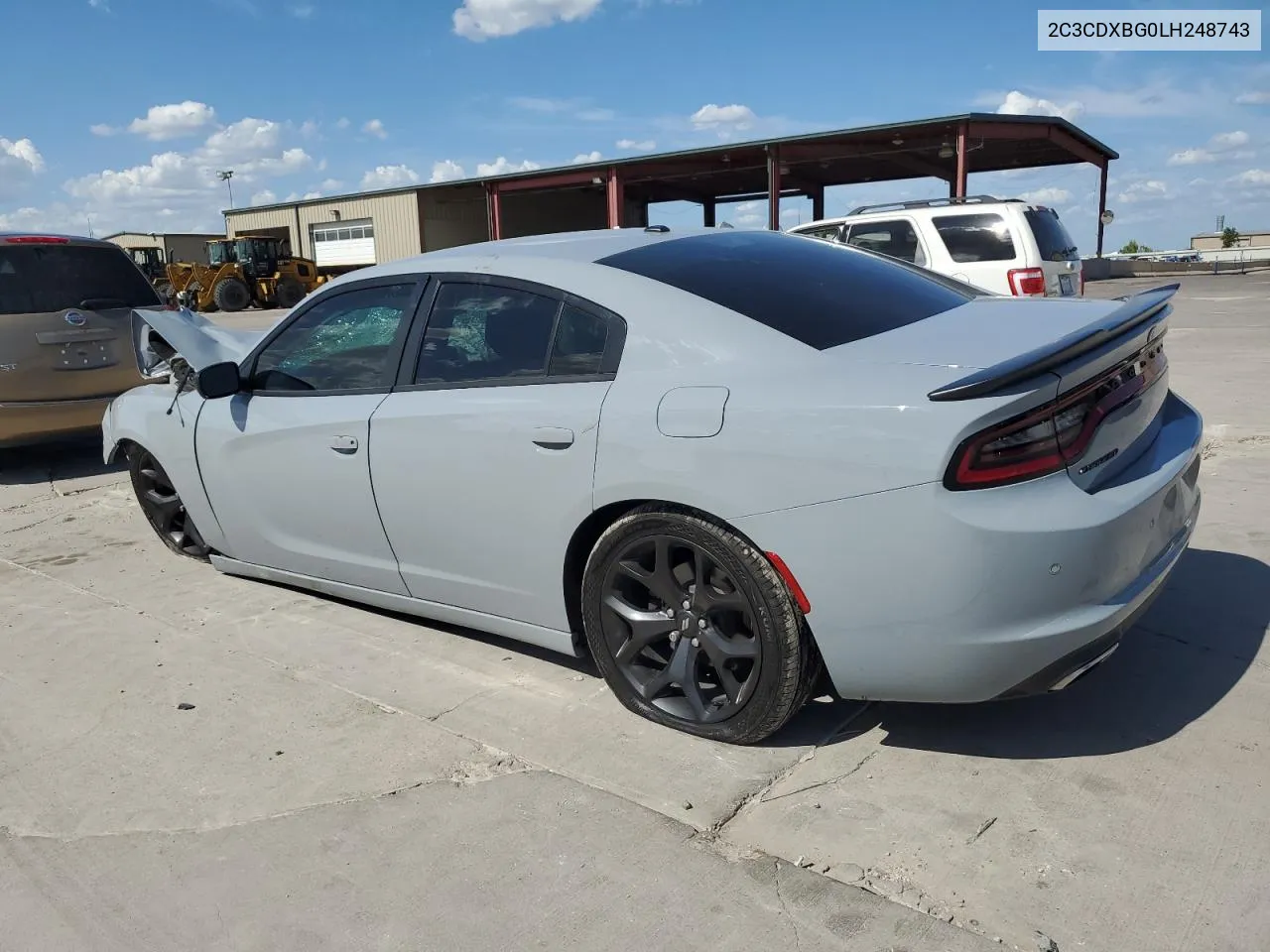 2020 Dodge Charger Sxt VIN: 2C3CDXBG0LH248743 Lot: 67683224