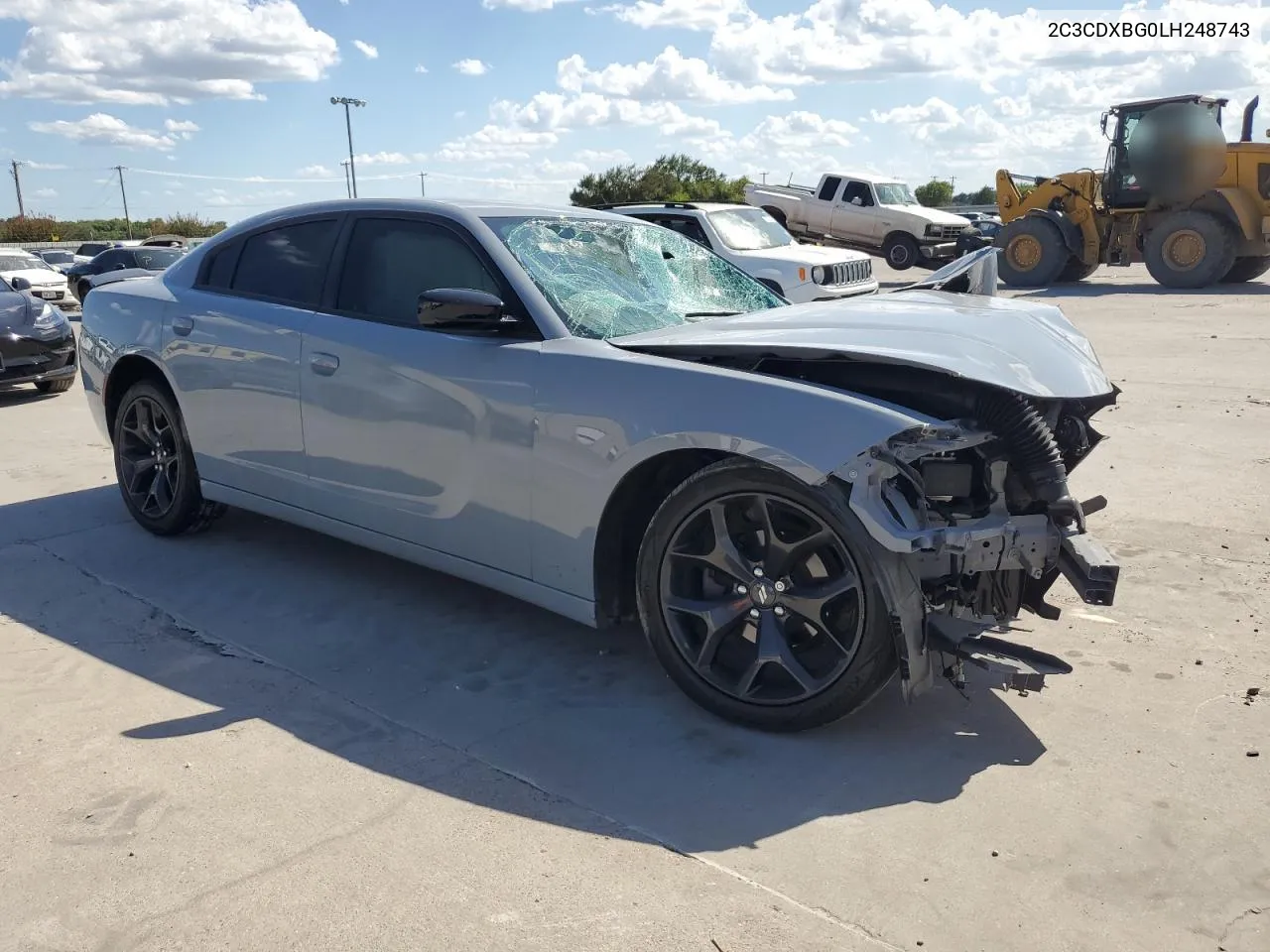 2020 Dodge Charger Sxt VIN: 2C3CDXBG0LH248743 Lot: 67683224